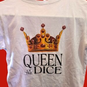 T-shirt Bunco Queen "that's how I roll"